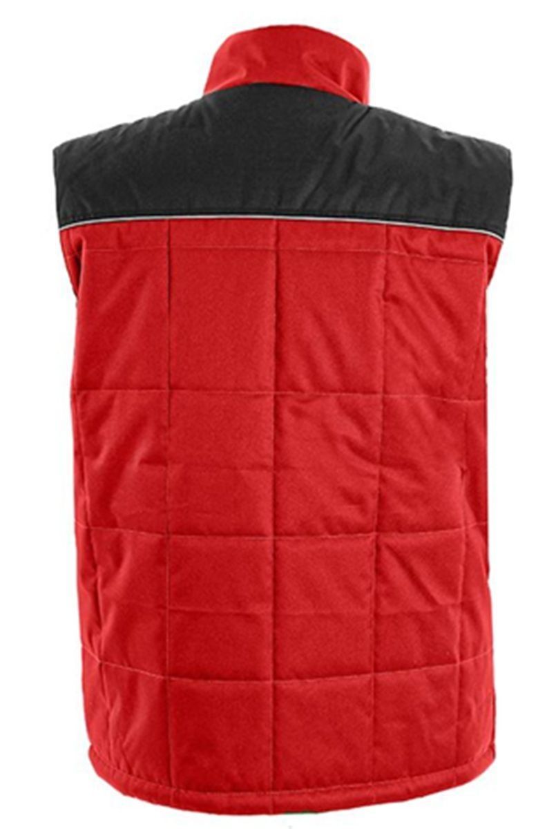 Bodywarmer d'hiver de travail - Homme - CXS1310-001 - rouge et noir