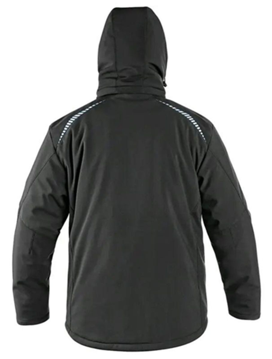 Veste de travail softshell - Homme - CXS1220-016 - noir-rouge et bleu