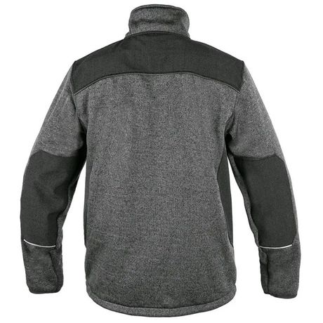 Veste de travail polaire en tricot - Homme - CXS1290-088 - gris et noir
