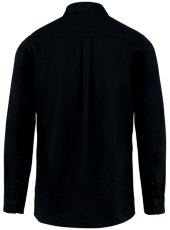 Chemise écoresponsable en flanelle - Homme - PAT520 - noir