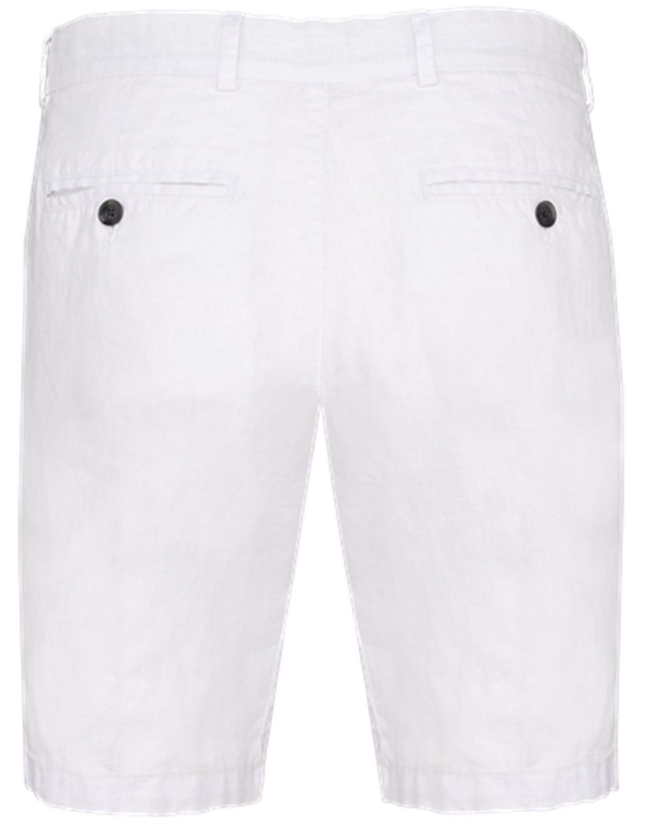 Bermuda en lin - Homme - PATS711 - blanc