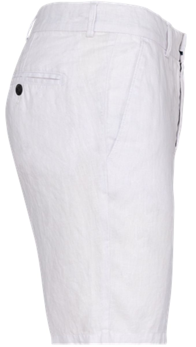 Bermuda en lin - Homme - PATS711 - blanc