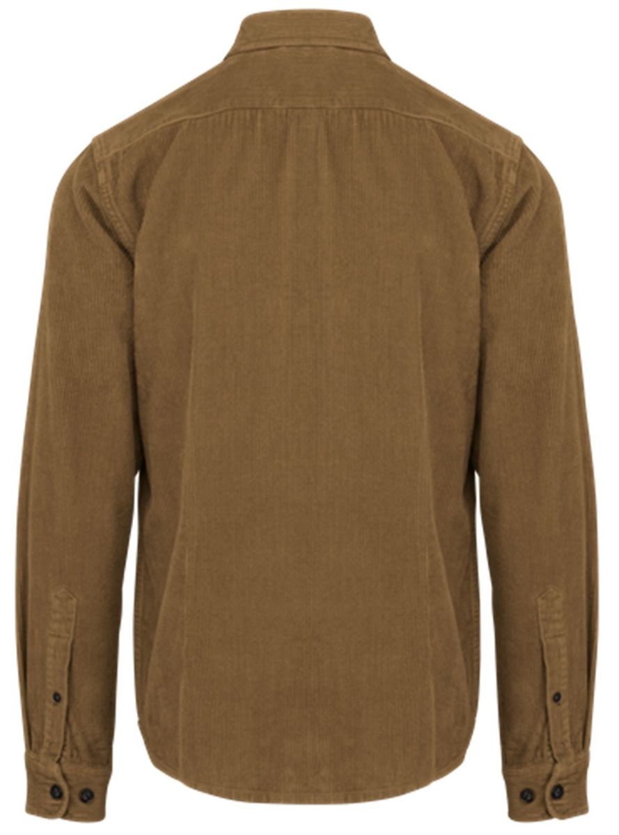 Surchemise en velours côtelé - Homme - PATS519 - marron sugar