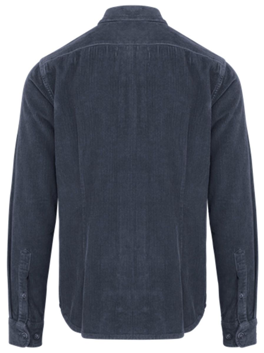 Surchemise en velours côtelé - Homme - PATS519 - bleu marine