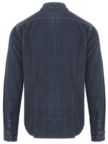 Surchemise en velours côtelé - Homme - PATS519 - bleu marine