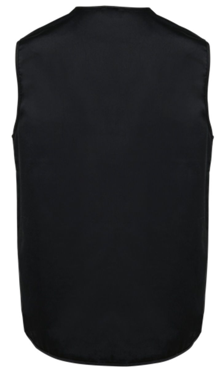 Gilet sans manches multipoches polycoton - Unisexe - WK609 - noir