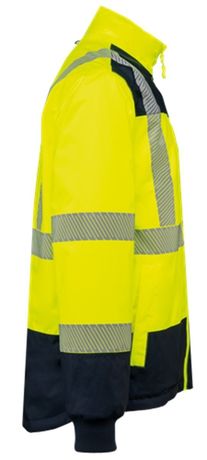 Parka de sécurité 4 en 1 - Unisexe - WK660 - jaune fluo et bleu marine