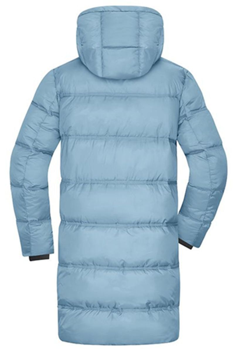 Doudoune longue - Femme - JN1367 - bleu laiteux