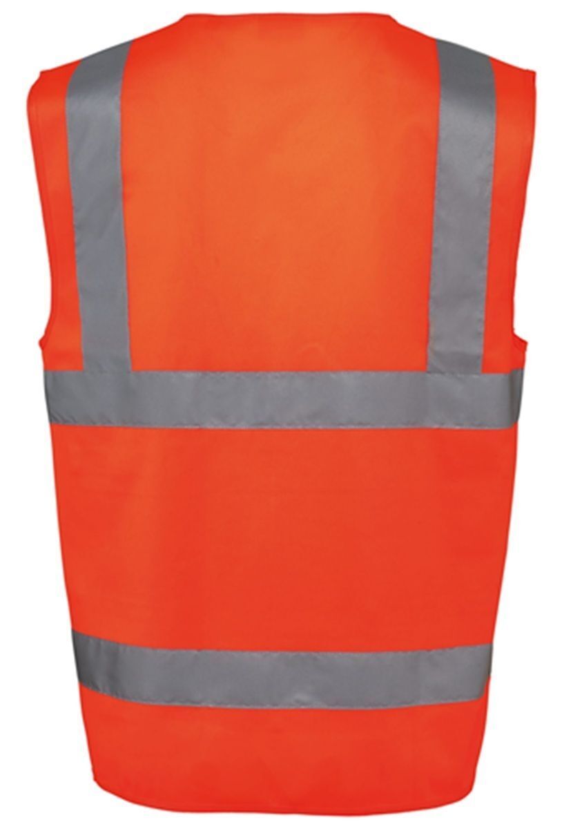 Gilet de sécurité haute visibilité - Unisexe - WK618 - orange fluo