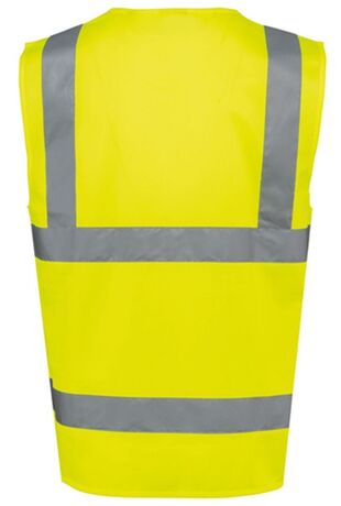 Gilet de sécurité haute visibilité - Unisexe - WK618 - jaune fluo
