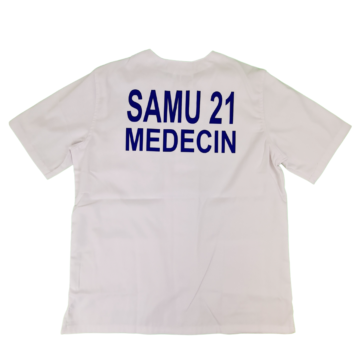 Tunique travail santé HELSINKI - personnalisée - SAMU - homme - blanc