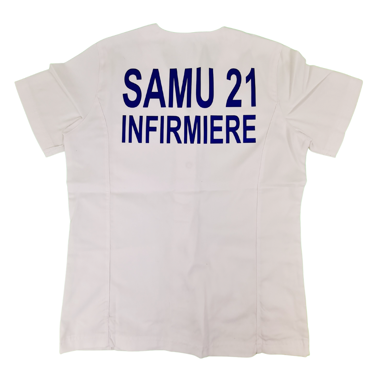 Tunique médicale SAMU Personnalisée - Femme - BEATRIZ - blanc