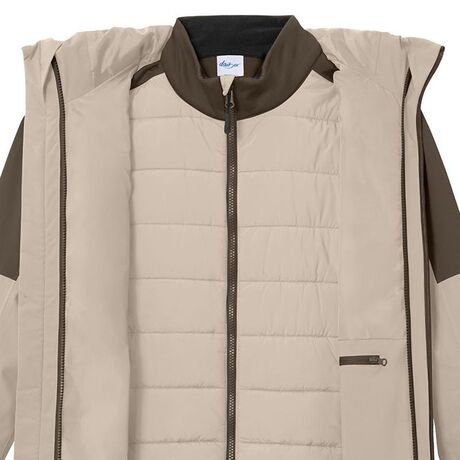 Veste 3 en 1 - Femme - JN1377 - beige grès et marron