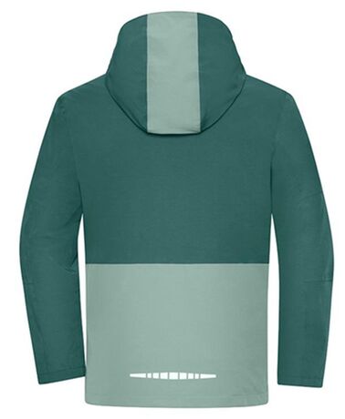 Veste hardshell bicolore - Unisexe - JN1878 - vert industriel et vert brumeux