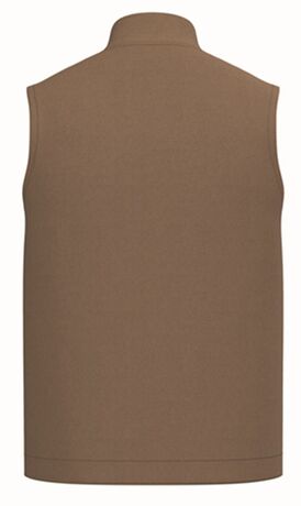 Bodywarmer rembourré à col teddy - Unisexe - PAT623 - beige camel