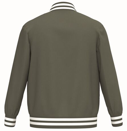 Veste teddy rembourrée - Unisexe - PAT618 - vert kaki