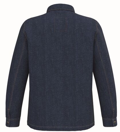 Veste en jean à épaules tombantes - Unisexe - PAT614 - bleu denim