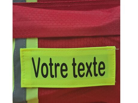 Sac à dos haute visibilité - sécurité WFA440 - personnalisé - rouge et jaune fluo