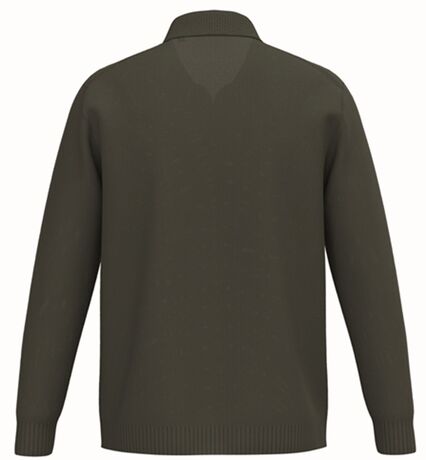 Pull col polo - Homme - PATS901 - vert kaki