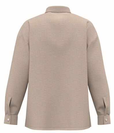 Chemise oversize en lin - Femme - PATS501 - beige