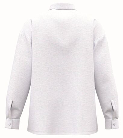 Chemise oversize en lin - Femme - PATS501 - blanc