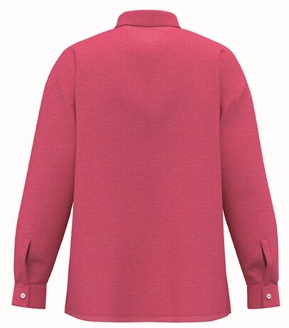 Chemise oversize en lin - Femme - PATS501 - rose sorbet