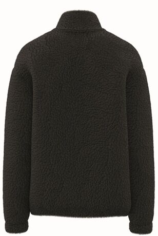 Sweat gilet sherpa - Zip entier - Unisexe - PATS404 - noir
