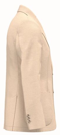 Veste blazer en lin - Homme - PATS600 - beige washed linen sand