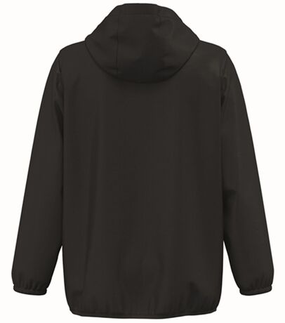 Veste coupe vent doublée sherpa - Unisexe - noir