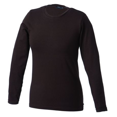 T-shirt stretch femme manches longues - JN054 - marron