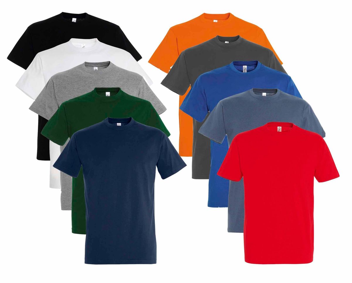 Lot 10 t-shirts manches courtes - Homme - multicolore