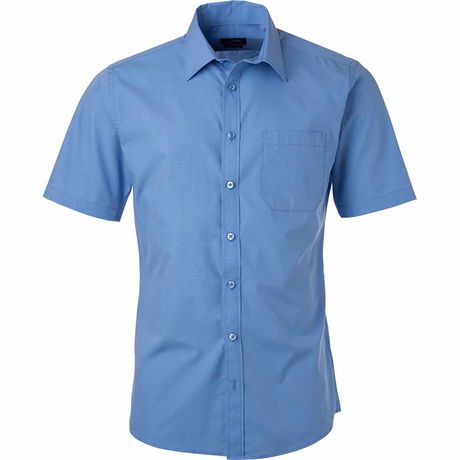 Haut de pyjama forme chemise à manches courtes femme bleu Haut de pyjama forme chemise à manches courtes femme bleu