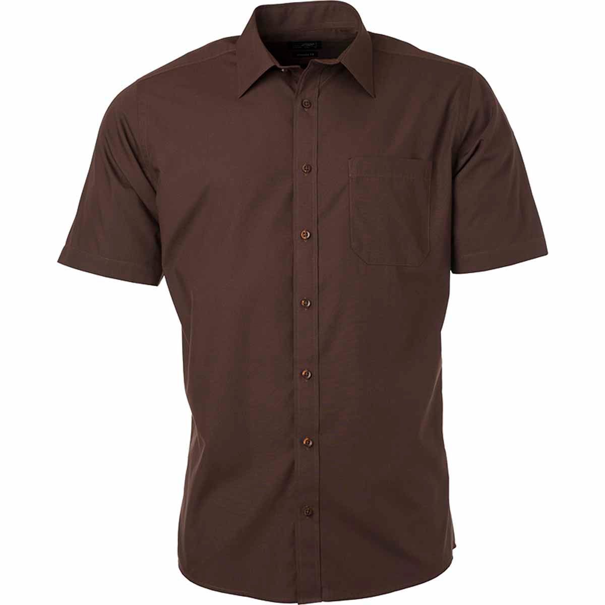 Chemise Business manches courtes Homme brodée personnalisée coton Chemise Business manches courtes Homme brodée personnalisée coton