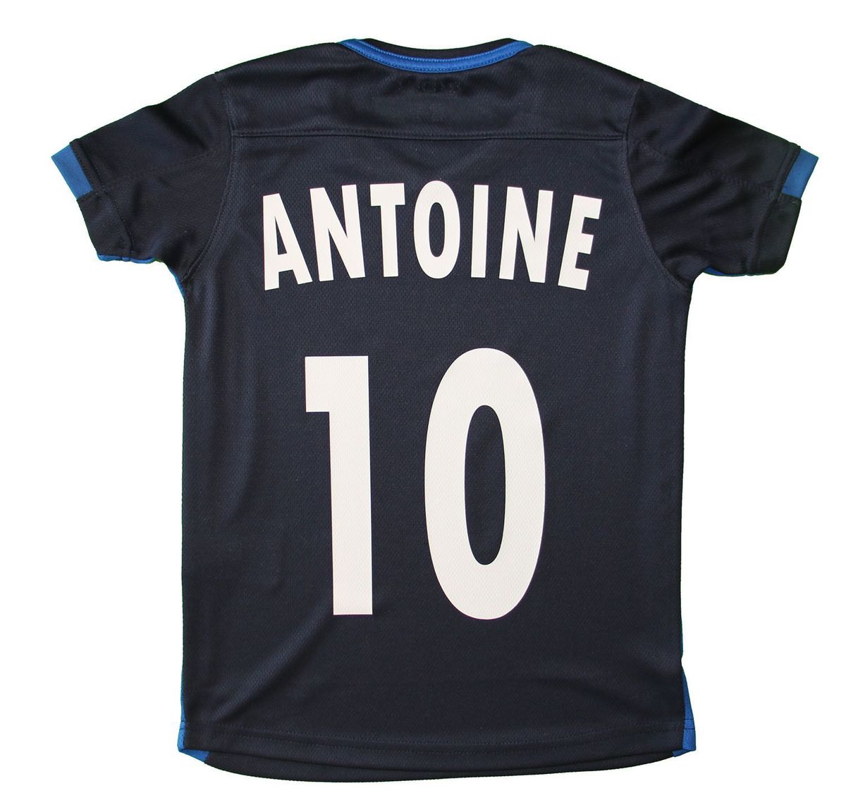 Maillot Foot Bleu Marine Pour Enfant Personnalise Avec Votre Prenom En Arrondi Et Numero Maillot Foot Bleu Marine Pour Enfant Personnalise Avec Votre Prenom En Arrondi Et Numero