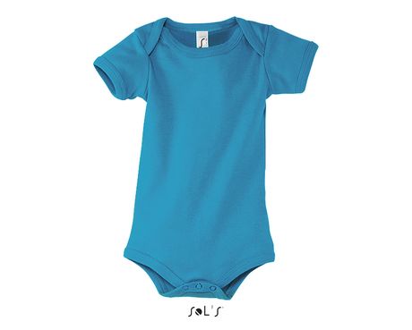 Body Bébé Manches Courtes Ile De La Réunion - 100% Coton