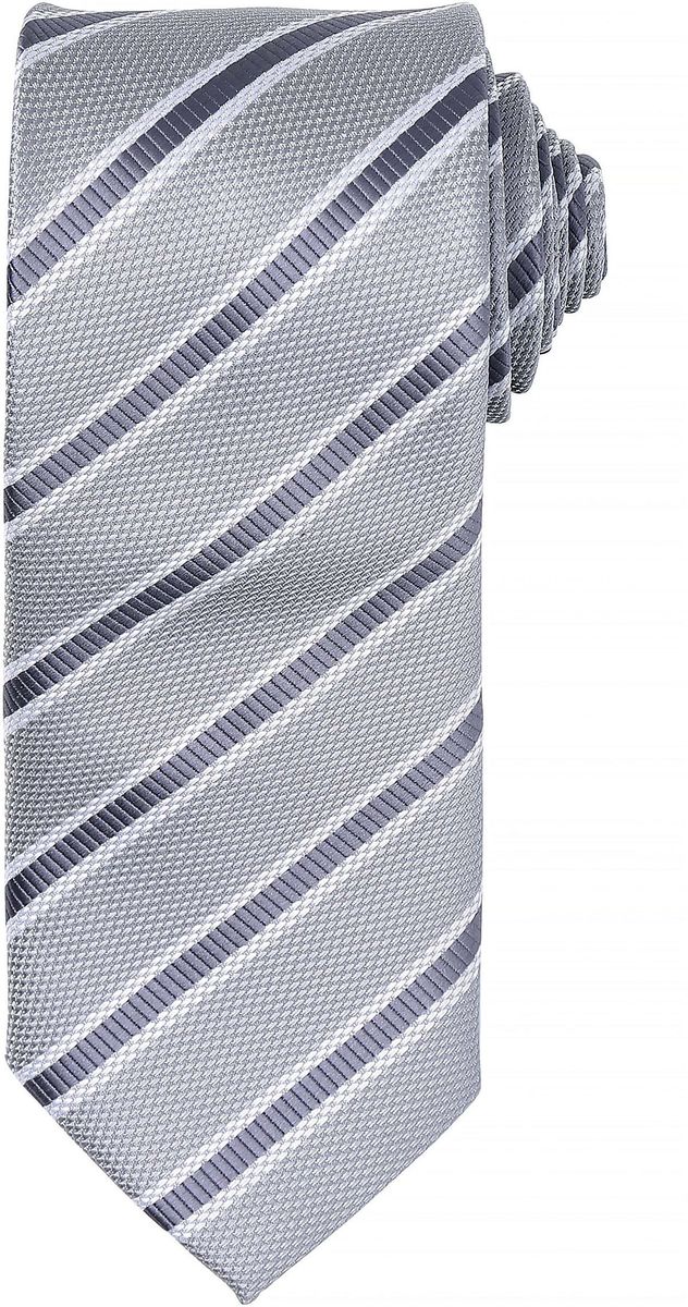 Cravate Rayée Style Britannique Pour Adolescente – En Polyester, Col Amovible, Pour Costume Décontracté Ou Formel
