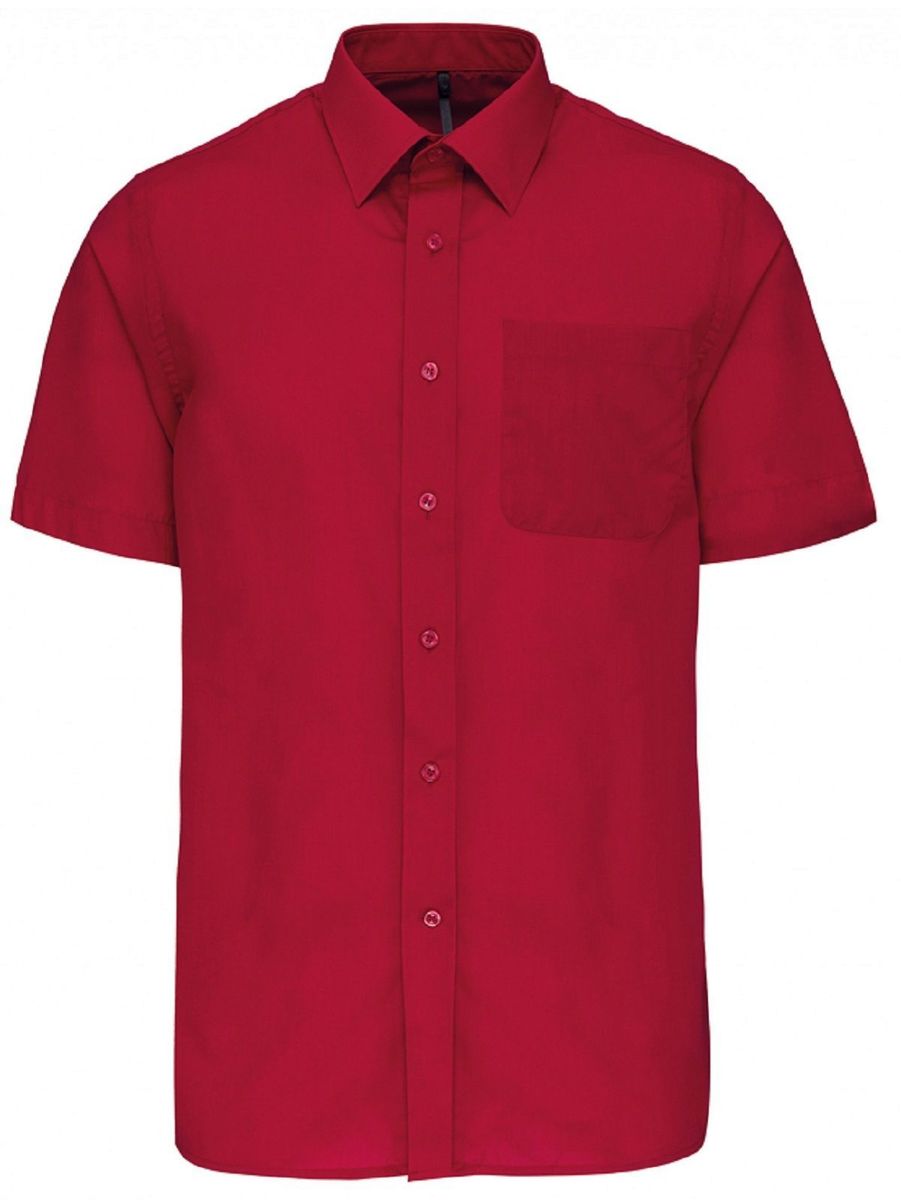 Chemise popeline manches courtes pour homme - Main Image