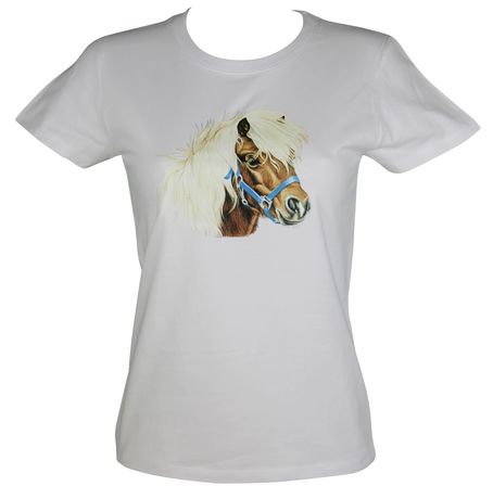 t-shirt pour femme avec un beau motif cheval blanc t-shirt pour femme avec un beau motif cheval blanc