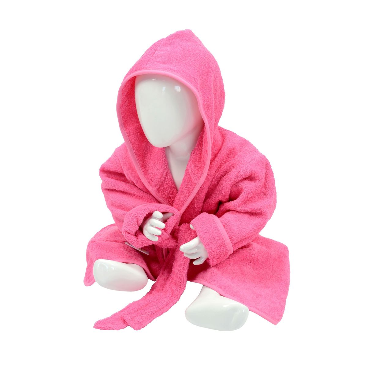 Peignoir Triangulaire Bébé Juventus FC Officiel - 100% Coton Éponge Blanc