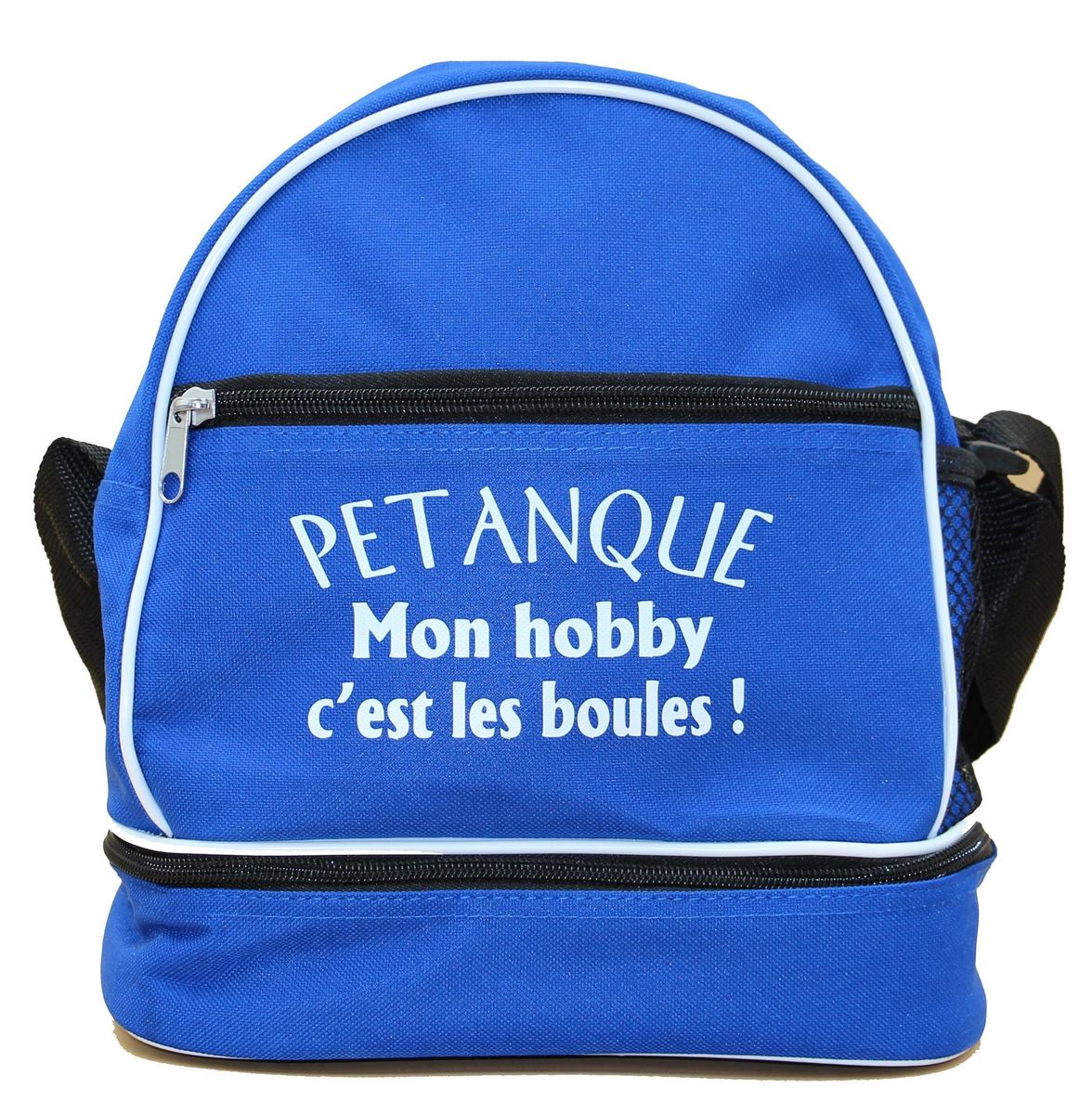 PATOUTATIS - Sac bandoulière pour 6 boules de pétanques personnalisé PATOUTATIS - Sac bandoulière pour 6 boules de pétanques personnalisé
