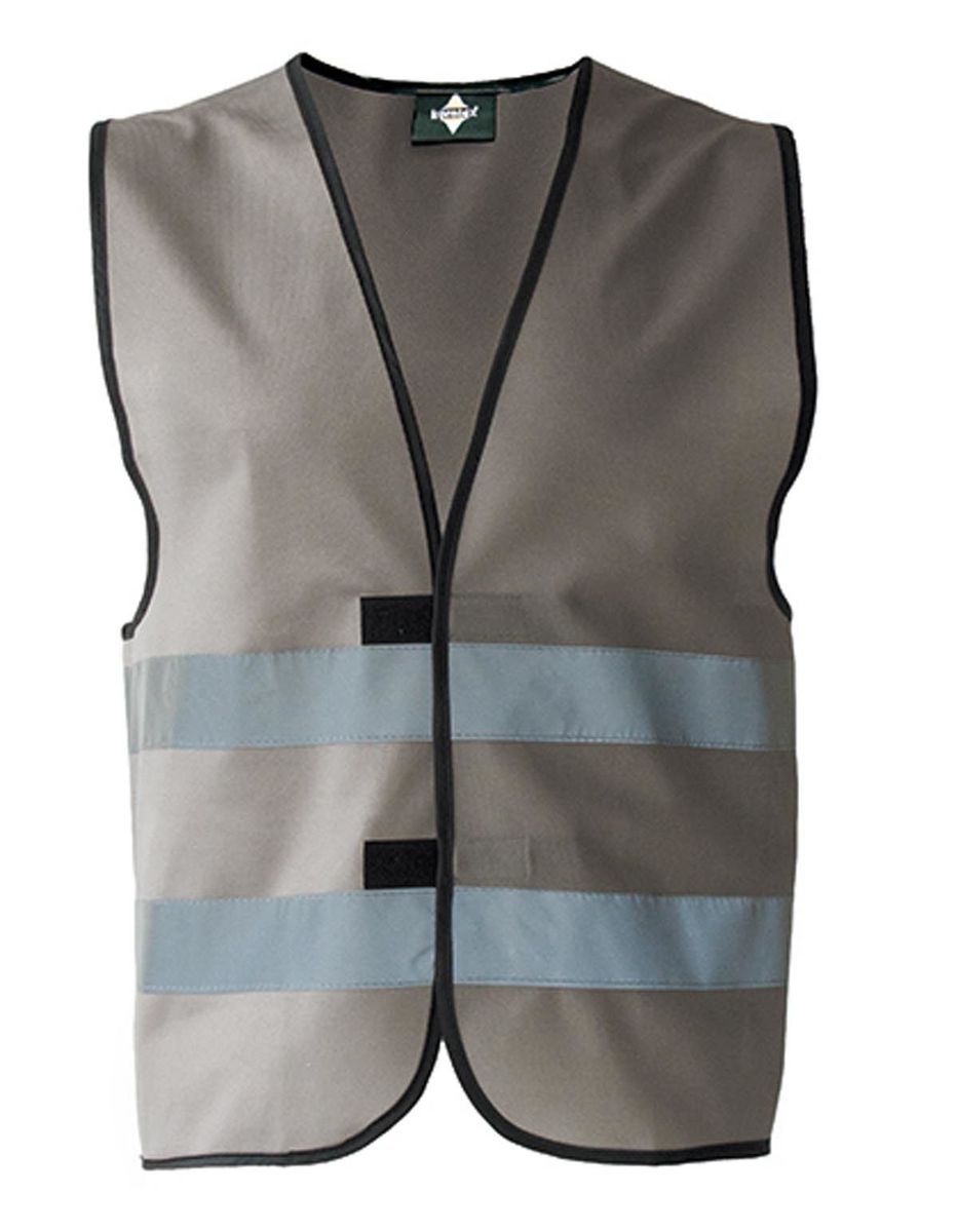 évacuation Gilet Vert Foncé Gilet De Sécurité Gris Bandes