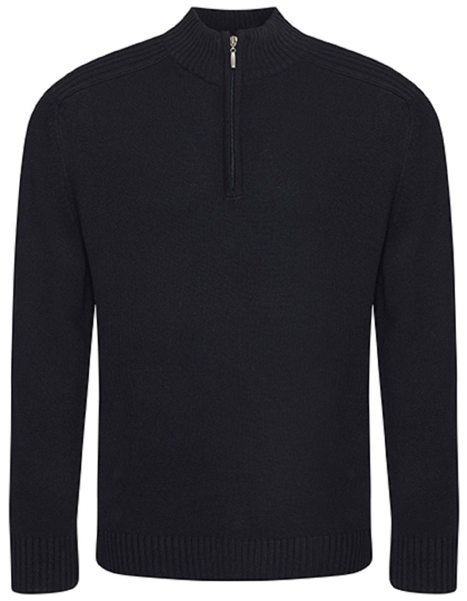 pull col 1/4 zip pour homme - Main Image