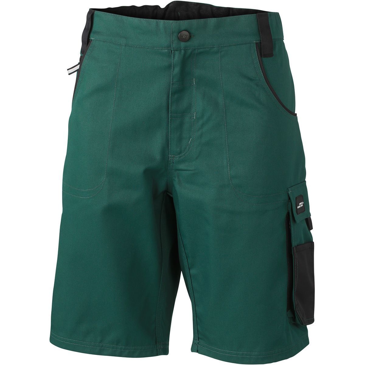 TeXXor 4347-60 Bermuda Short De Travail Blanc Taille 60 - Polyester/Coton