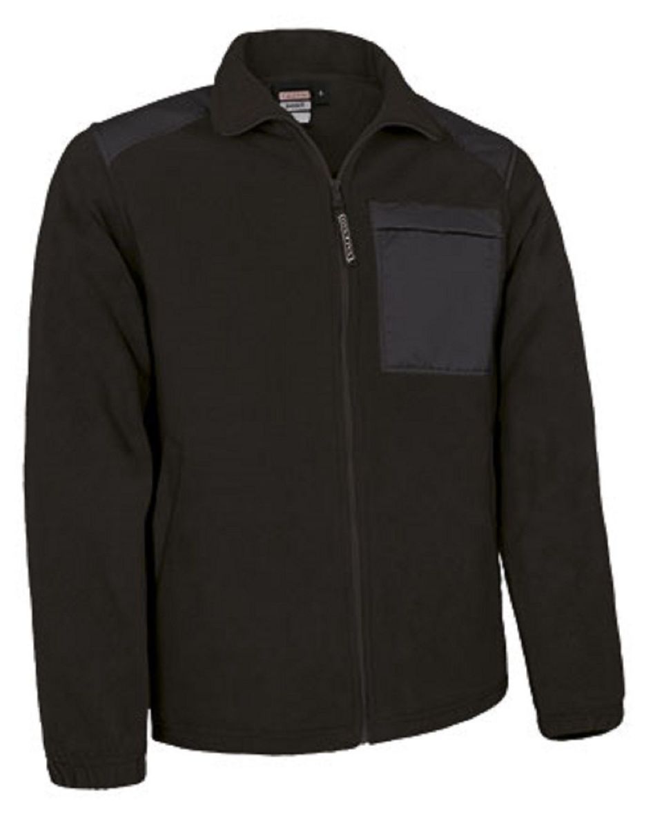 Veste polaire zippée - Homme - REF BASSET - noir
