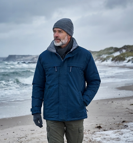 Parka - Homme - REF BOREAL - bleu marine
