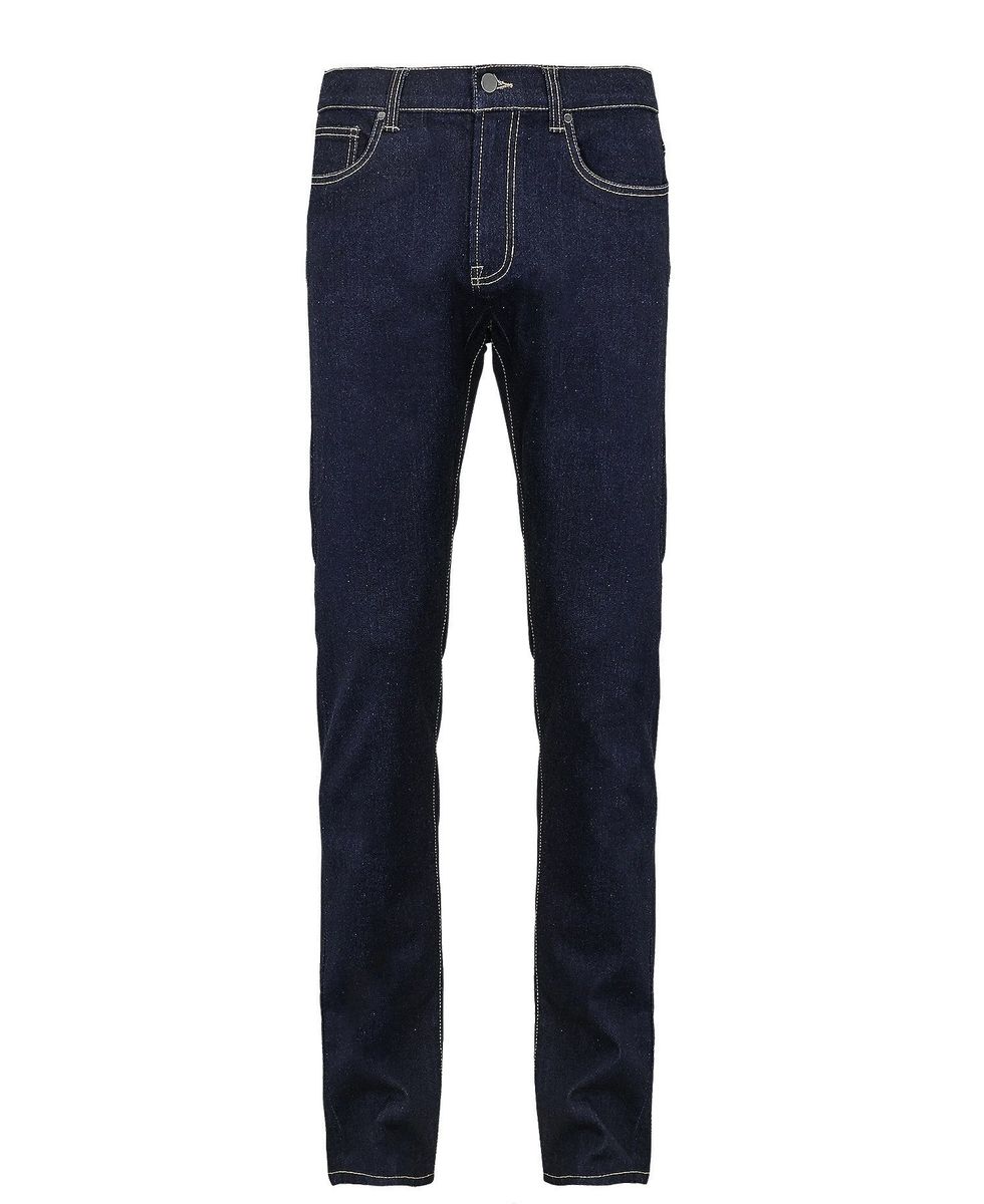 Pantalon jean pour homme confort stretch coupe droite près du corps