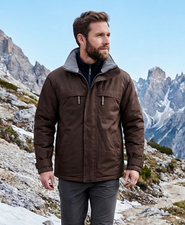 Parka - Homme - REF BOREAL - marron noyer