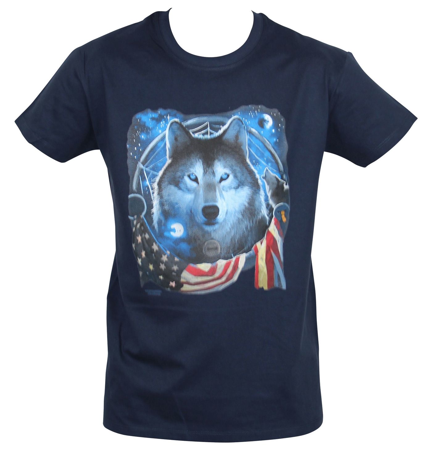 T-Shirt Loup Noir et Blanc & Passion Loup T-Shirt Loup Noir et Blanc & Passion Loup
