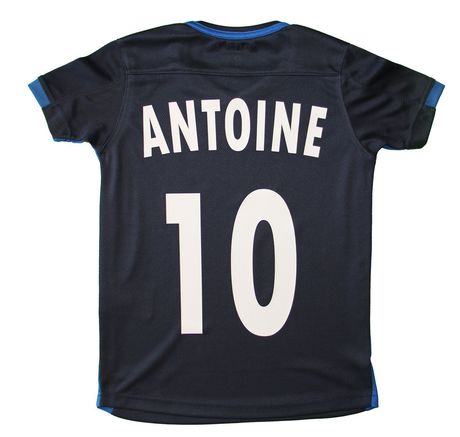 Mallot de foot pour enfant personnalsé avec prénom et numéro de votre Mallot de foot pour enfant personnalsé avec prénom et numéro de votre