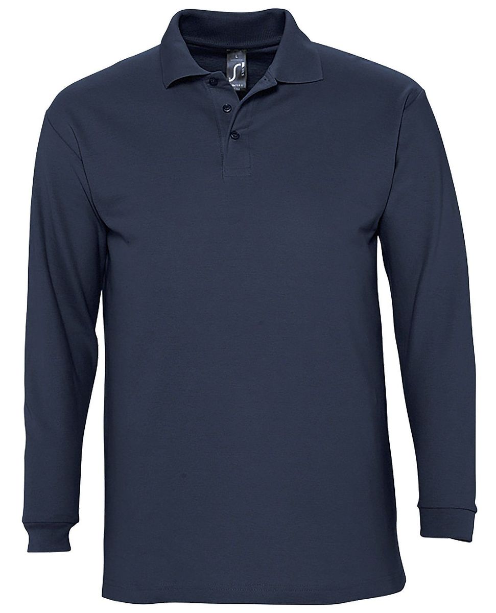polo homme manches longues